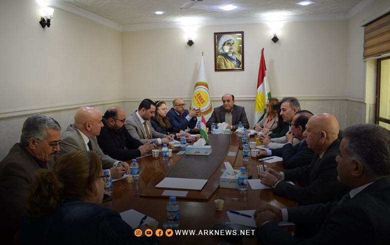 The Kurdistan Region Representative Office for ENKS elects a new administrative office and president