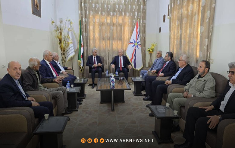 قامشلو.. وفد من المجلس الوطني الكوردي يزور مقر المنظمة الآثورية الديمقراطية 