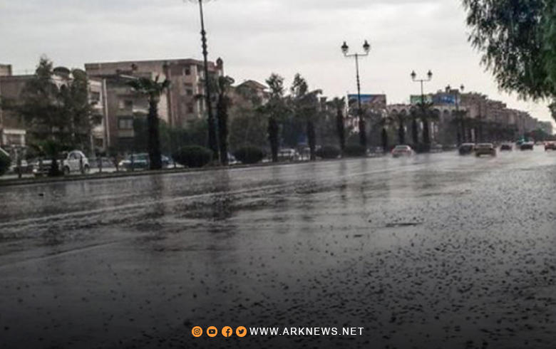 سوريا تتأثر بهطولات مطرية رعدية 