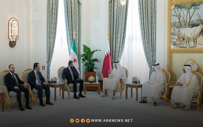 أمير قطر يؤكد أن العلاقات القطرية-السورية تشهد تطورا ونماء 