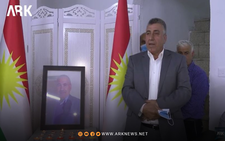 Gotina Tariq Emînakî di merasîma vejandina 40 rojiya Raxib Xebatkar Ferhan Beşar de