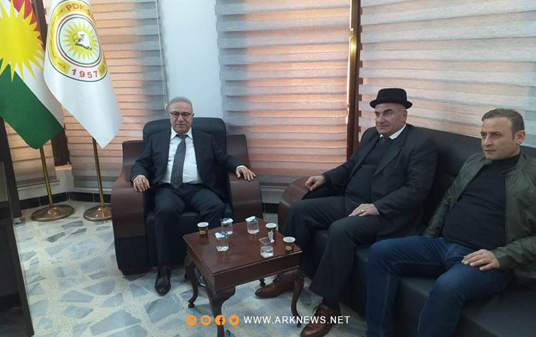 Erbil... PDK-S receives a delegation from the National Democratic Gathering in the Kurdistan Region