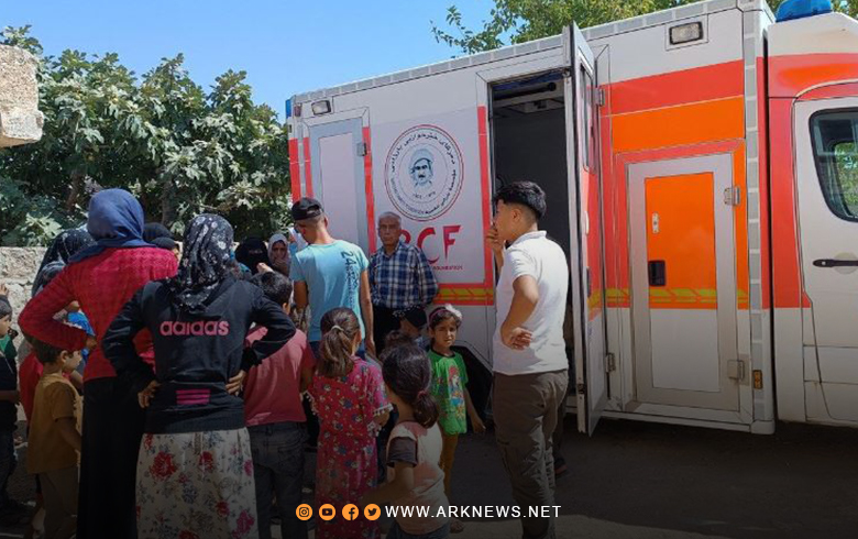 عفرين.. بارزاني الخيرية تقدم الخدمات الطبية والعلاج لـ49 مريضا في ناحية بلبلة 