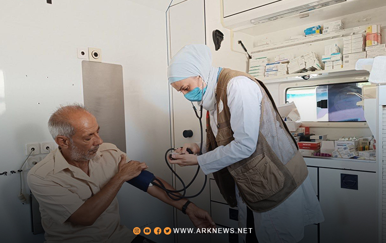 عفرين.. بارزاني الخيرية تقدم الخدمات الطبية لـ48 مريضا في ناحية بلبلة 