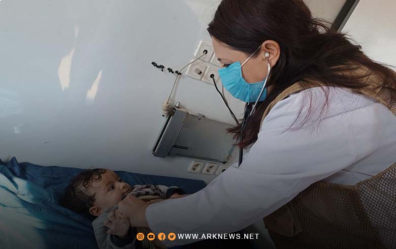 عفرين.. بارزاني الخيرية تقدم الخدمات الطبية لـ43 شخصا في قرية قراساق 