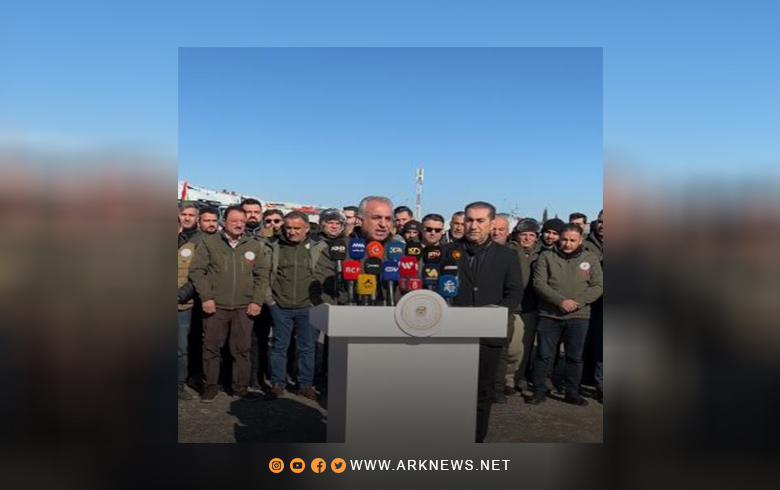 At the Direction of President Barzani, Barzani Charity Foundation Dispatches Its Largest Aid Convoy to Western Kurdistan