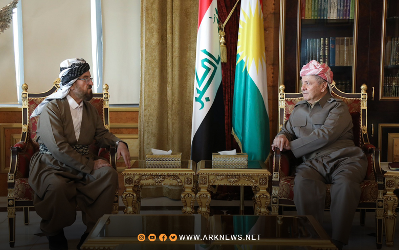 President Barzani and Head of the International Union of Muslim Scholars Discuss the Future of Kurds in Syria