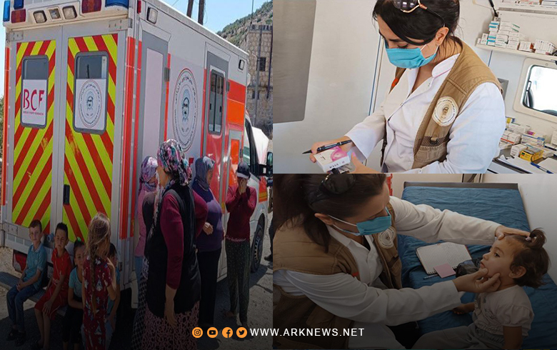 عفرين.. بارزاني الخيرية تقدم الخدمات الطبية لـ49 مريضا في إحدى قرى ناحية بلبلة عفرين.. بارزاني الخيرية تقدم الخدمات الطبية لـ49 مريضا في إحدى قرى ناحية بلبلة