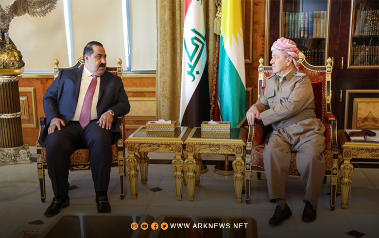 الرئيس بارزاني يبحث مع مثنى السامرائي الأوضاع السياسية في العراق