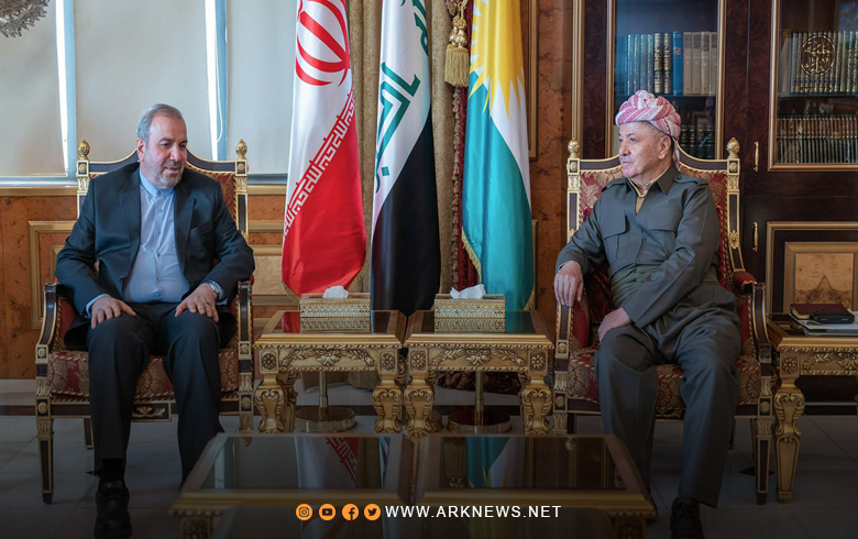 President Barzani Discusses Regional Developments with Iranian Ambassador