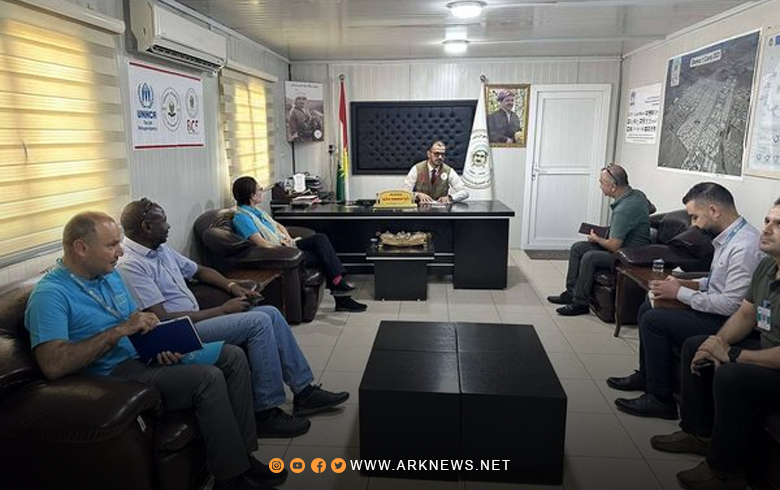 Domiz camp... Barzani Charity Foundation and UNICEF discuss the situation of refugees