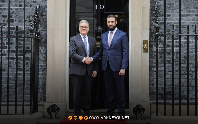 Al-Sharaa and Starmer Discuss Strengthening Syria–UK Bilateral Relations