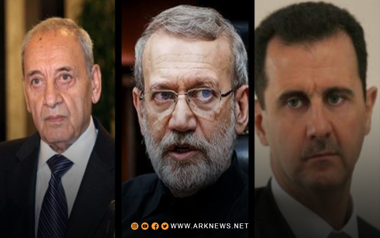 لاريجاني يكشف عن فحوى رسالة خامنئي إلى بشار الأسد ونبيه بري لاريجاني يكشف عن فحوى رسالة خامنئي إلى بشار الأسد ونبيه بري