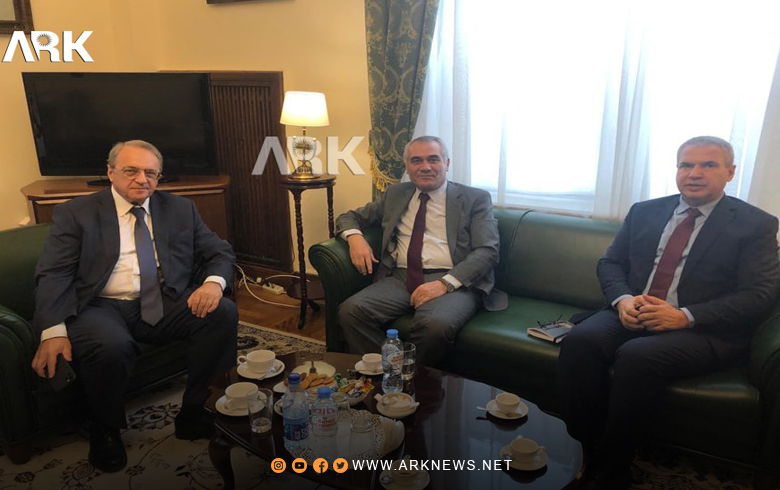 A delegation from the Kurdish National Council in Syria meets with Mikhail Bogdanov, Deputy Minister of Foreign Affairs of Russia