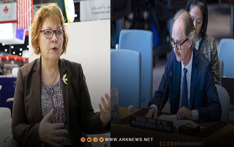 بيدرسن وباربرا ليف يناقشان مبادرة خطوة مقابل خطوة لبناء الثقة بين الأطراف السورية