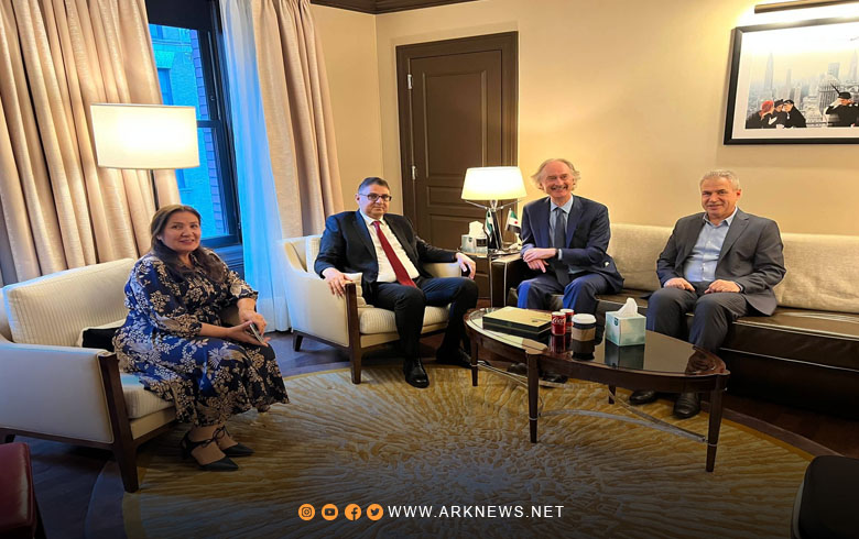 The delegation of the Syrian Negotiating Committee holds several meetings on the sidelines of the meetings of the General Assembly of the United Nations