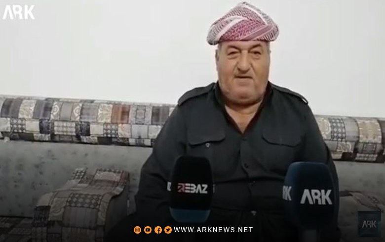 Yûsiv Ibrahîm yek ji pêşmergeyên Êlûn û Gulanê, salvegera şoreşê li serok Barzanî pîroz kir