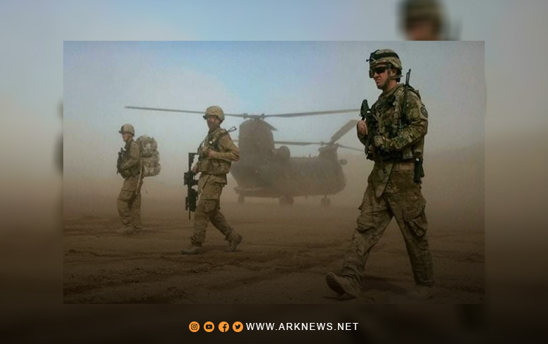 التحالف الدولي يجري تدريبات عسكرية في قاعدة كونيكو للغاز بدير الزور 