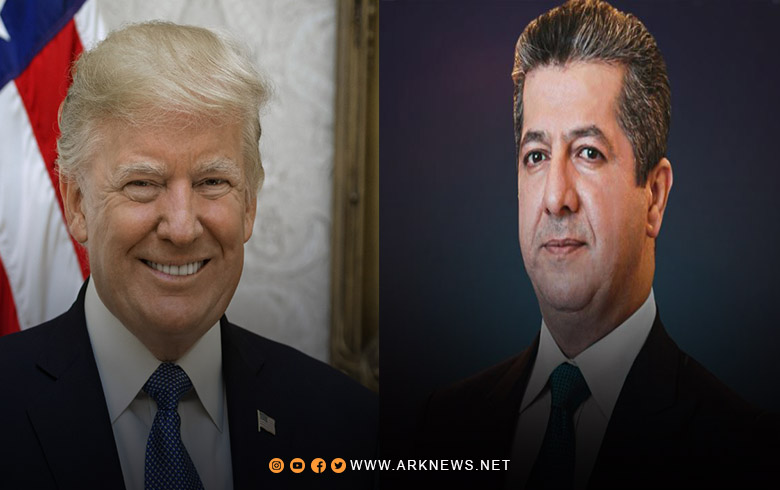 Masrour Barzani to Trump: I look forward to strengthening the partnership between the Kurdistan Region and the United States