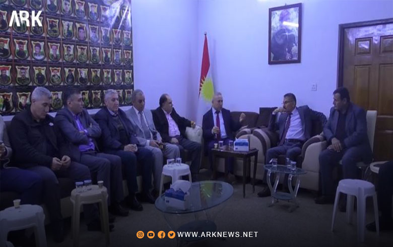 The mourning ceremony for the fighter Ahmed Battal Osi in the PDK-S organizing office in Erbil