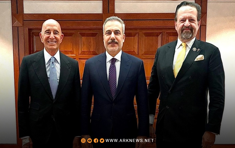 هاكان فيدان يلتقي مع توماس باراك 