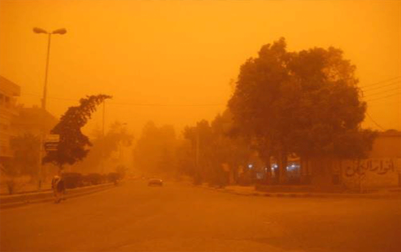 لگۆبانێ بسەدەما پێلەكە تۆزبارینێ زیانێن مادی و جانی هاتن روودان