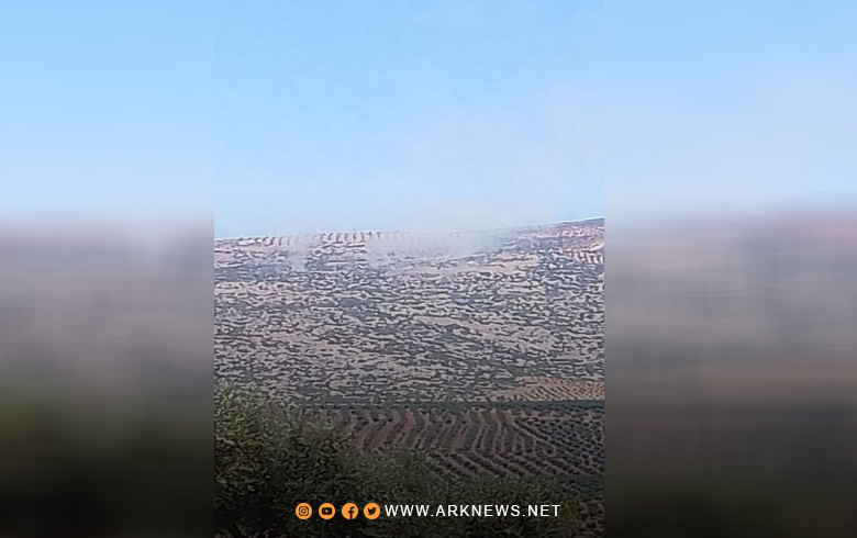 عفرين.. اندلاع الحرائق في جبل بناحية راجو 