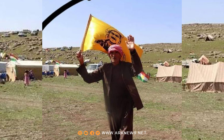 The burial of the national and social figure, Muhammad Khalaf, in his hometown