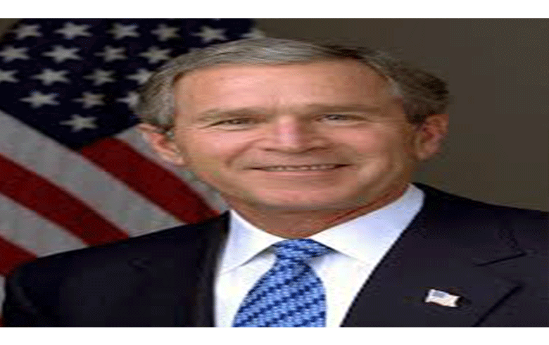 بوش يدعو الولايات المتحدة للنظر ملياً في 