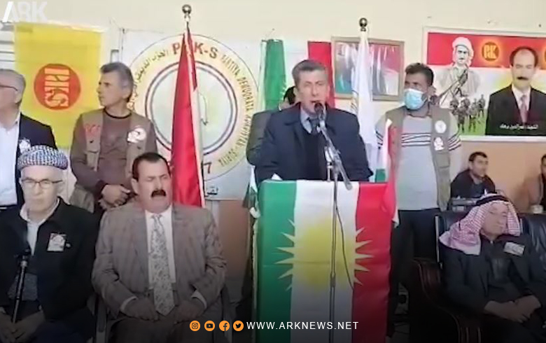 Gotina Hacî Kalo, di merasîma vejandina salvegera 10an ya şehîdbûna serkirde Nesredîn Birhik de