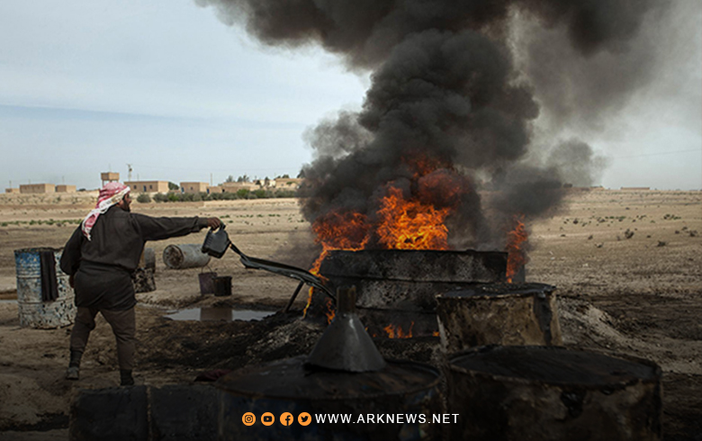 ارتفاع عدد ضحايا حراقات النفط البدائية لـ5 أشخاص في دير الزور 