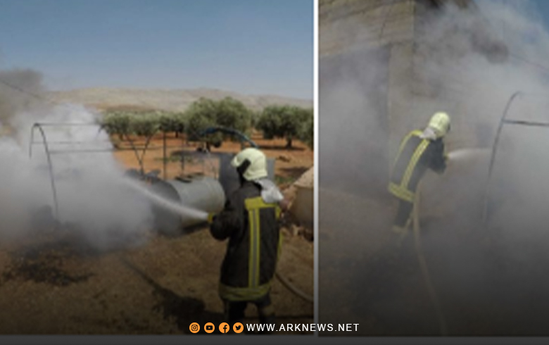 3 حرائق في شمال غربي سوريا خلال يوم واحد