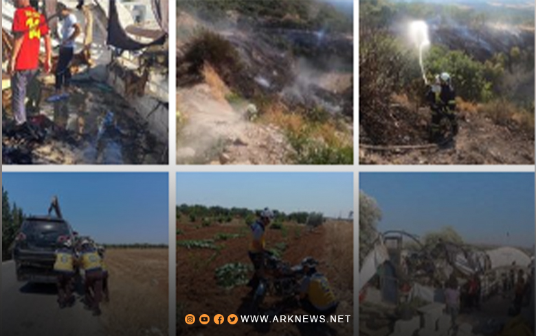 10 civilians were injured in traffic accidents in northwestern Syria