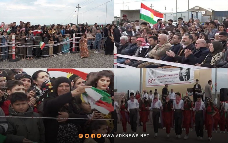 Penaberên kurd li kampa Domîz Newrozê pîroz dikin û hêviyên xwe derdibirînin