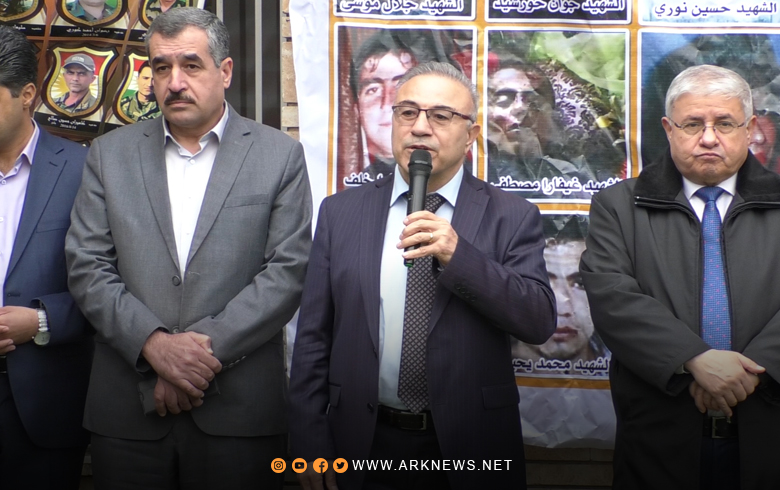 Gotina Dr.Ebdilhekîm Beşar di merasîma vejandina 18 mîn salroja serhildana 12 Adarê de