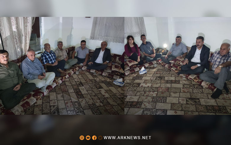 منظمة دهوك للديمقراطي الكوردستاني - سوريا تزور ابنة القيادي الراحل محمد أمين عباس