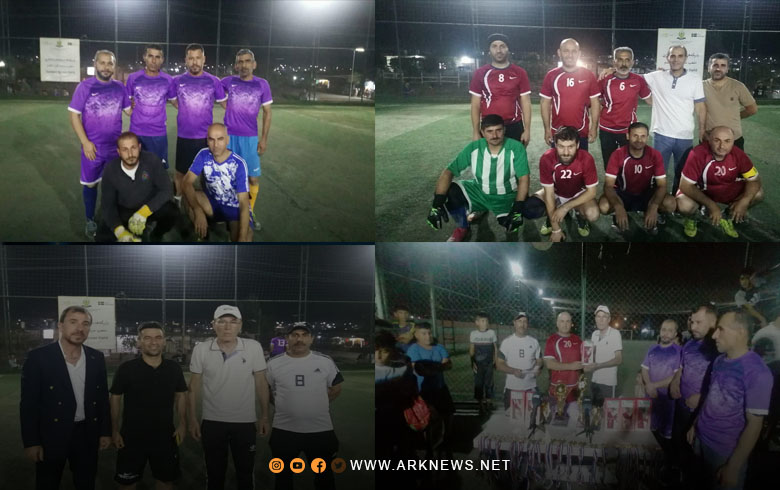 Organizing a soccer tournament in the Domiz refugee camp in Duhok