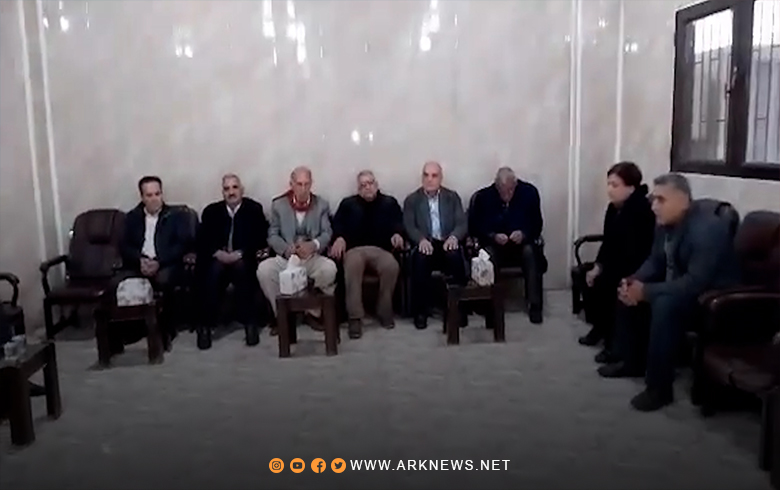 Derik... A delegation from the Popular Will Party visits the office of the Kurdistan Democratic Party - Syria