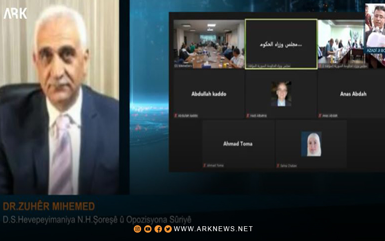 Dr.Zuhêr Mihemed: Bi pêşniyara Dr.Ebdilhekîm Beşar, Komîteyek ji bo şopandina rewşa derbideran hate avakirin