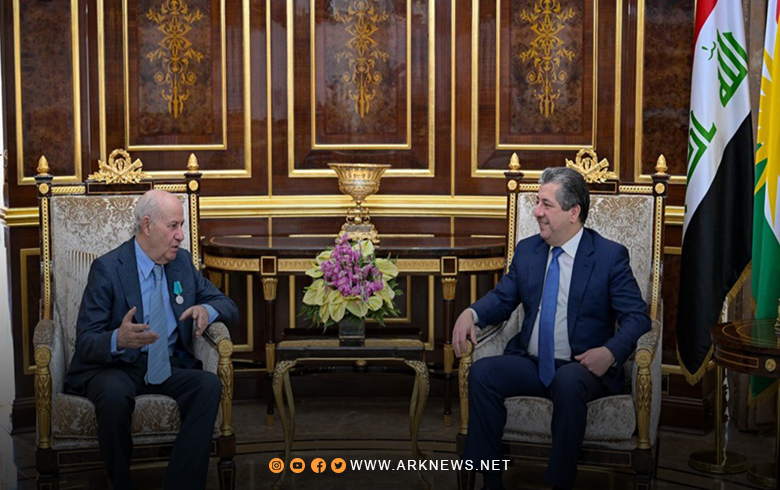 مسرور بارزاني يهنئ البروفيسور رشاد ميران بمناسبة نيله 