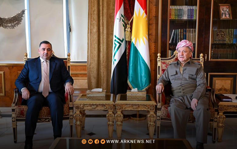 الرئيس بارزاني يستقبل محافظ صلاح الدين