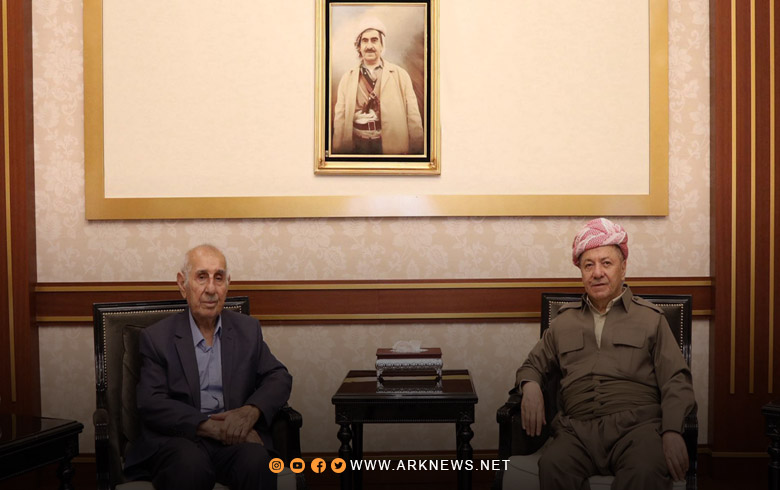 President Barzani Commends Poet “Medhat Bêxew” for His Contributions to Kurdish Literature and Culture