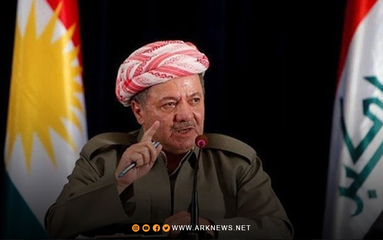 الرئيس بارزاني: إقليم كوردستان ليس خط أحمر فحسب بل هو خط الموت فإما كوردستان أو الفناء