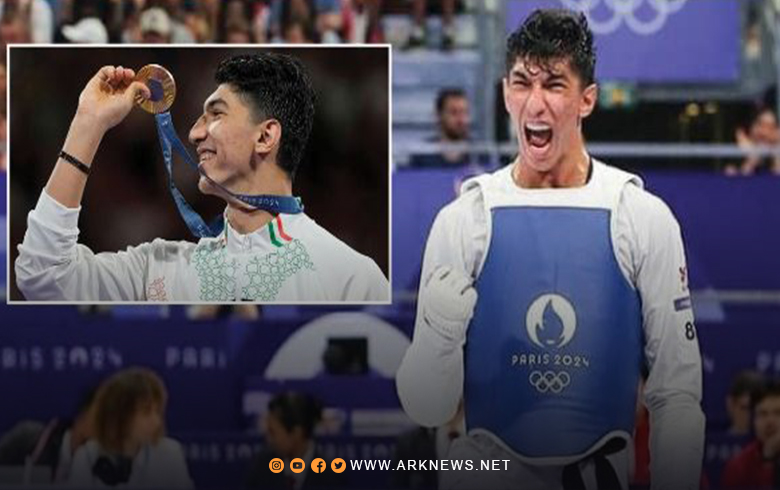 رياضي كوردي من كوردستان إيران يحصد ميدالية ذهبية في أولمبياد باريس 
