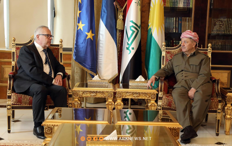 President Barzani receives the Finnish ambassador to Iraq