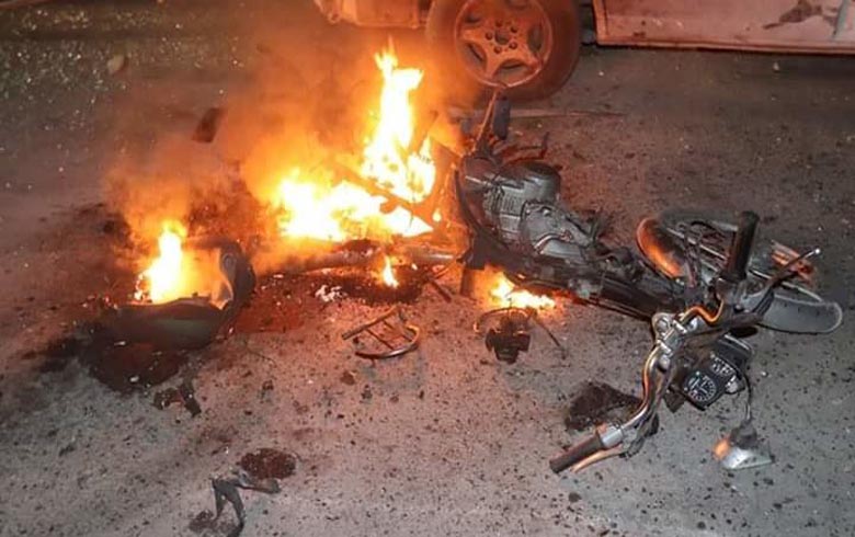 Second blast in less than 48 hours… Booby-trapped motorcycle explodes, causing material damage in Sari Kaniye city