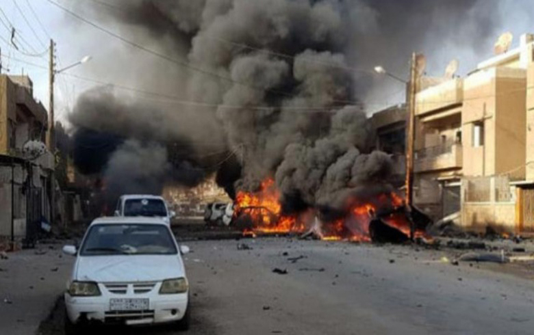A violent explosion rocked the city of Sari Kaniye, leaving people injured
