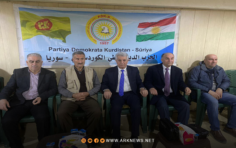 Qamishlo... The Kurdistan Democratic Party - Syria receives well-wishers for the release of Talib Ibrahim