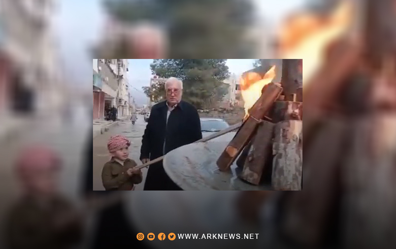  Xwecihiya Amûdê ya ENKS agirê Newrozê vêdixe 