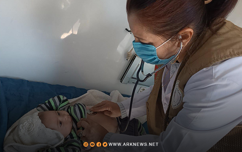 عفرين.. بارزاني الخيرية تقدم الخدمات الطبية لنحو 240 شخصا في ناحية شرا 